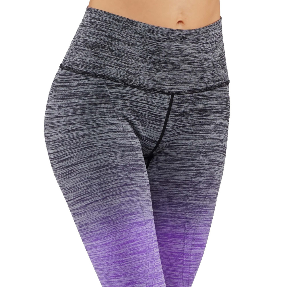 NWT Seamless High Waist Yoga Dry-Fit Ombre compression Leggings Tummy support